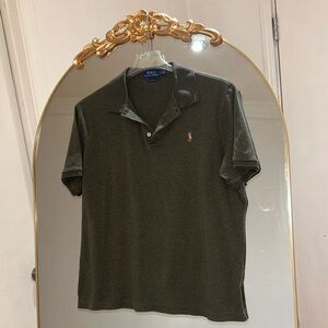 Polo Ralph Lauren Men's Short Sleeve Hunter Green Classic Fit Shirt